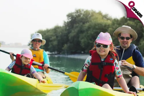 For QR25 Preschooler/QR50 Child/QR100 Adult, Enjoy a Channel Mangrove Kayak Tour! (Up to QR200 Value)
